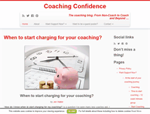 Tablet Screenshot of coachingconfidence.co.uk